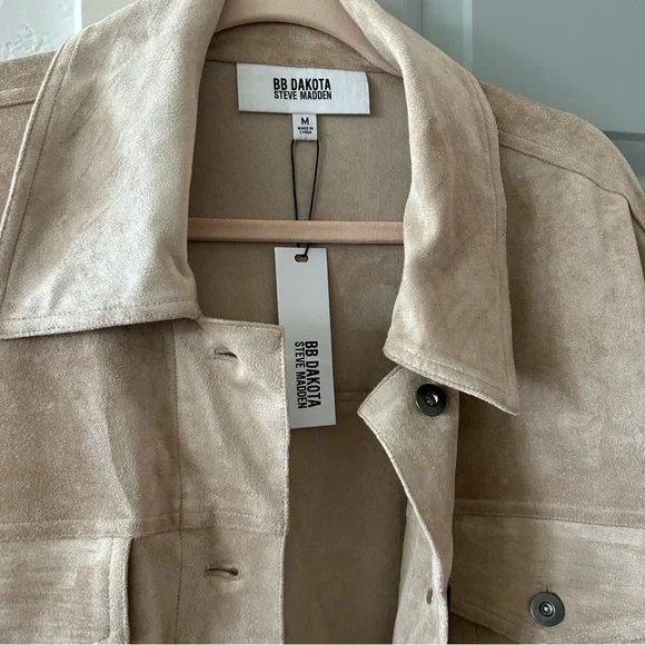 NWT Anthropologie BB Dakota Faux Suede Jacket - Picture 5 of 6